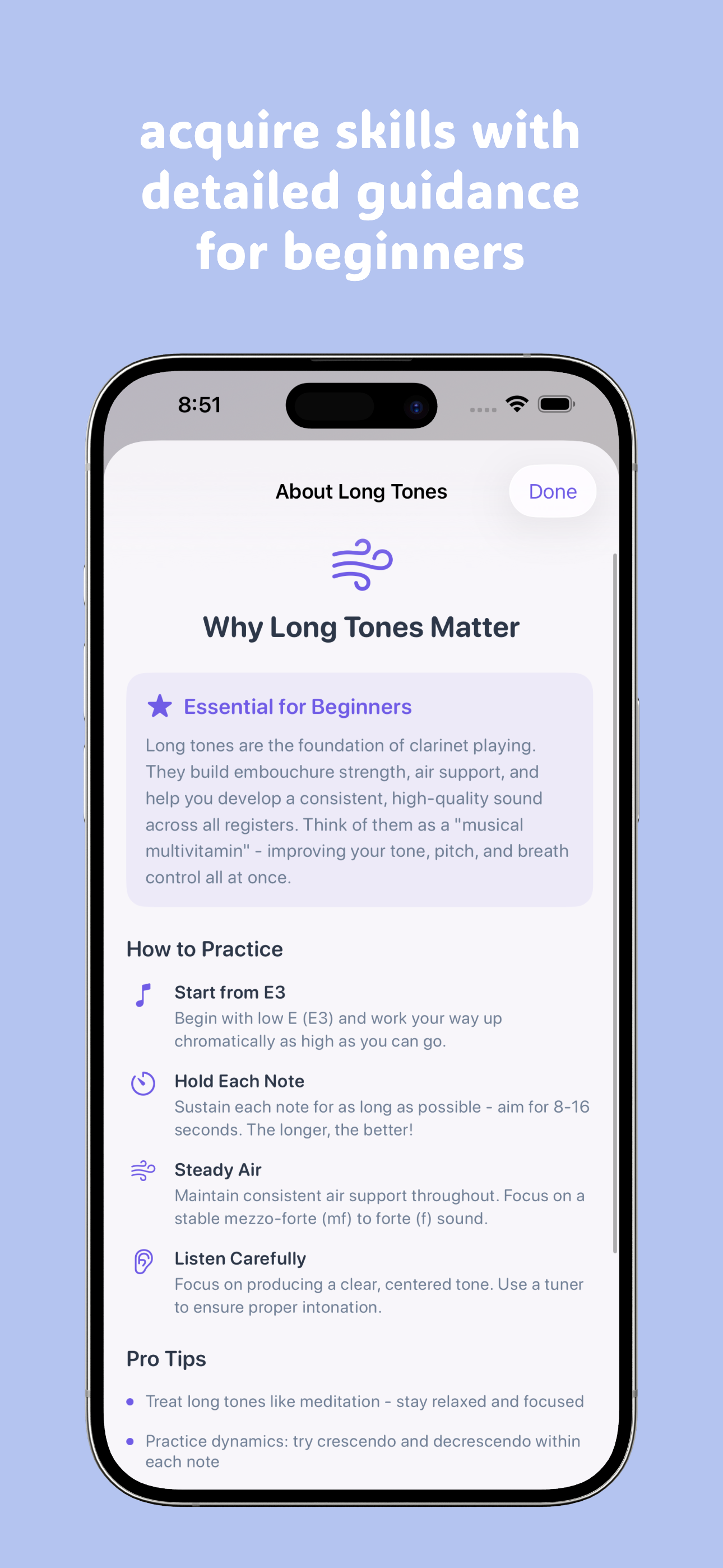 Detailed guidance for beginners